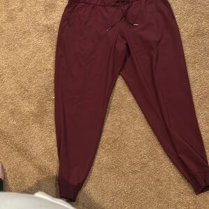 lululemon athletica Burgundy Track Pants